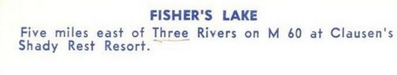 Fishers Lake (Fisher Lake, Fishers Lake) - Vintage Postcard (newer photo)